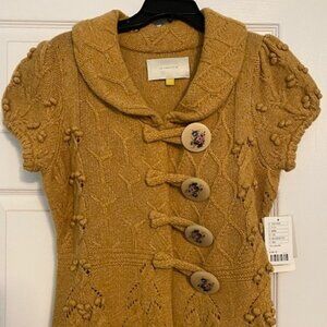 NWT - UNIQUE & VINTAGE ANTHROPOLOGIE CARDIGAN - GORGEOUS!!